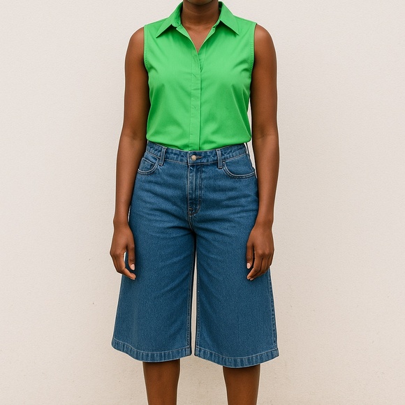 Green Sleeveless Women's Top - Picture 6 of 13